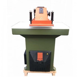 used rebuilt ATOM cutting press machine for leather shoes and bags