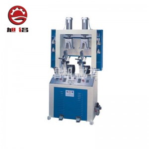 Shoe making double heat counter moulding machine