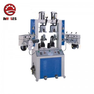 Shoe making two-cold & six-heat air-bag counter moulding machine