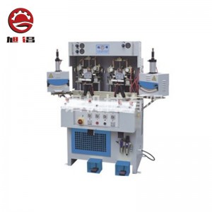 Shoe making toe cap moulding machine