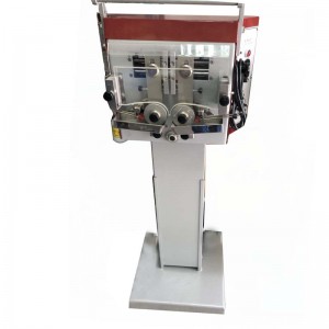 inking painting coloring grinding polishing leather belt edging machine